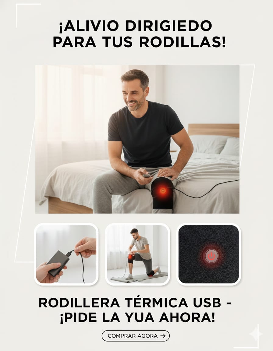 Rodillera Térmica Eléctrica Terapia Calo